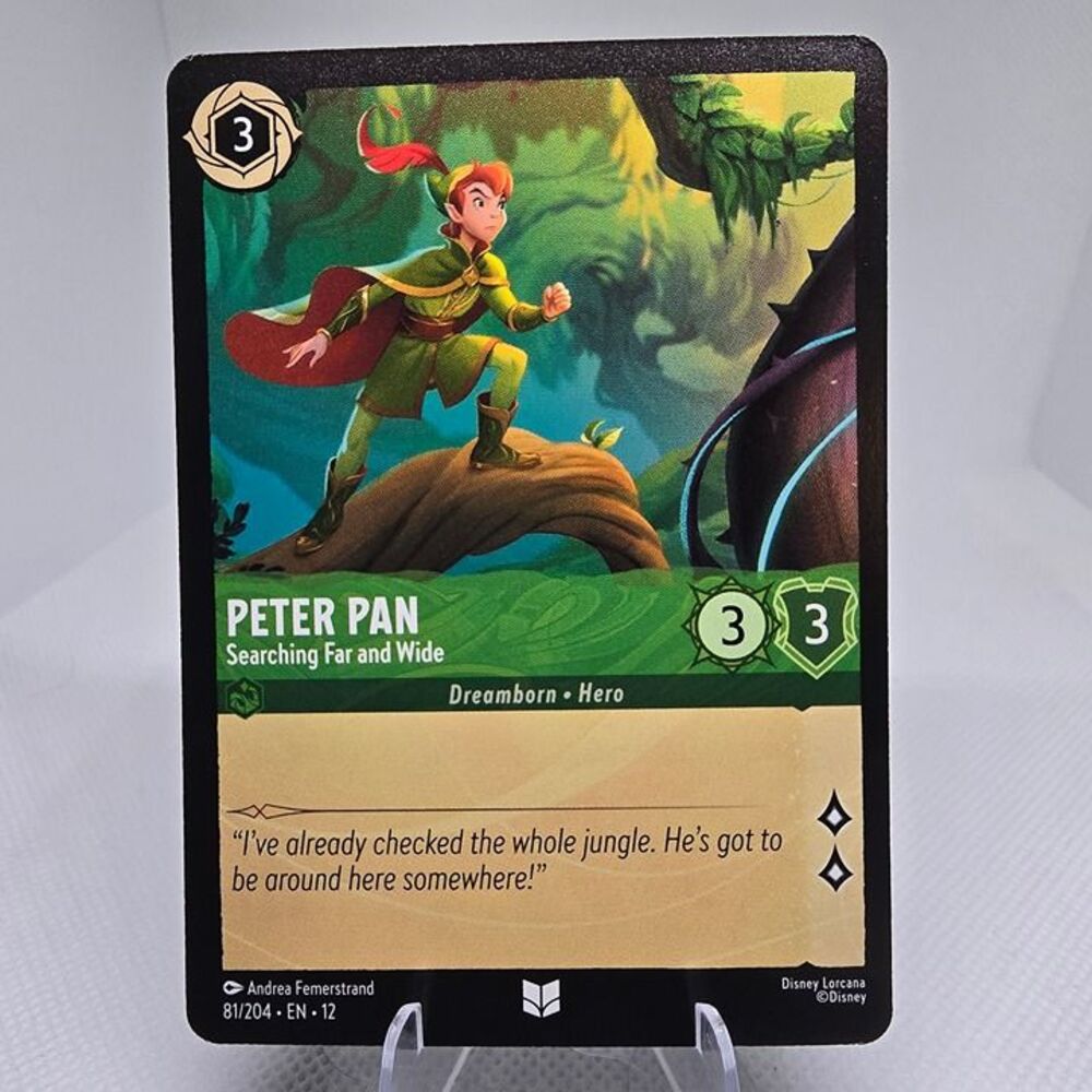 Peter Pan - Searching Far and Wide #81 Lorcana Wilds Unknown